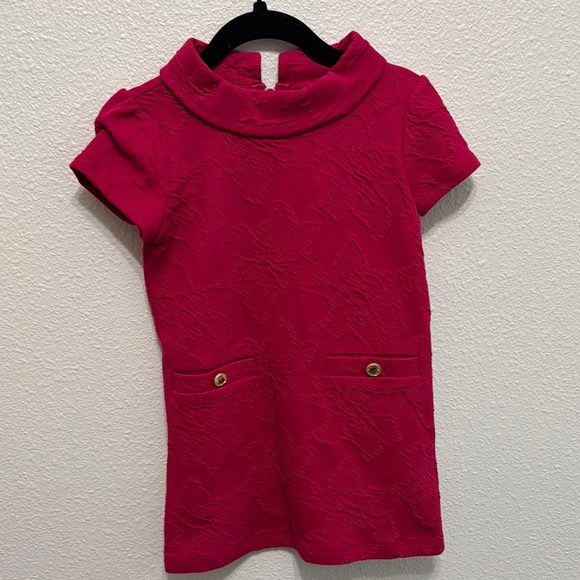Lilly Pulitzer Pink/Red Textured Dress